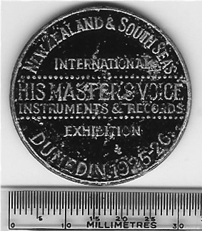 HMV DUNEDIN EXHIBITION token