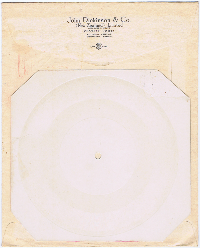 Record Sleeve & Record
Pressed paper
John Dickinson & Co
1958 Grand National Steeplechase