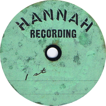 Record Label
Hannah Recording
Napier?
