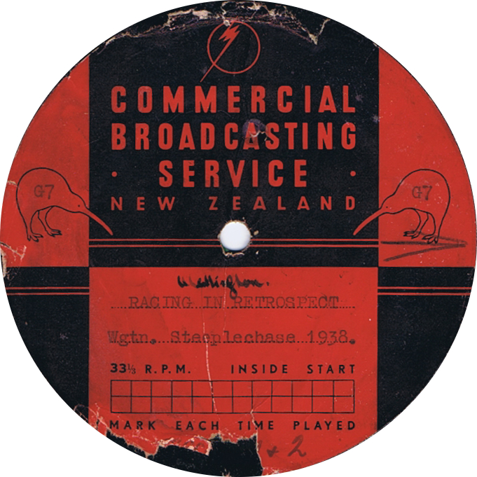 Record Label
Commercial Broadcasting Service
Racing in Retrospect
Wellington Steeplechase 1938