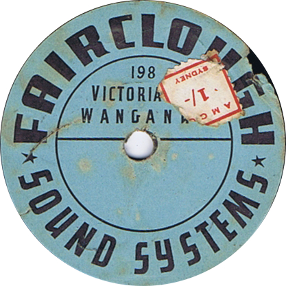 Record Label
Fairclough Sound Systems
Wanganui

