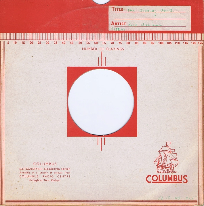 Record Sleeve
Columbus Radio Centre Ltd