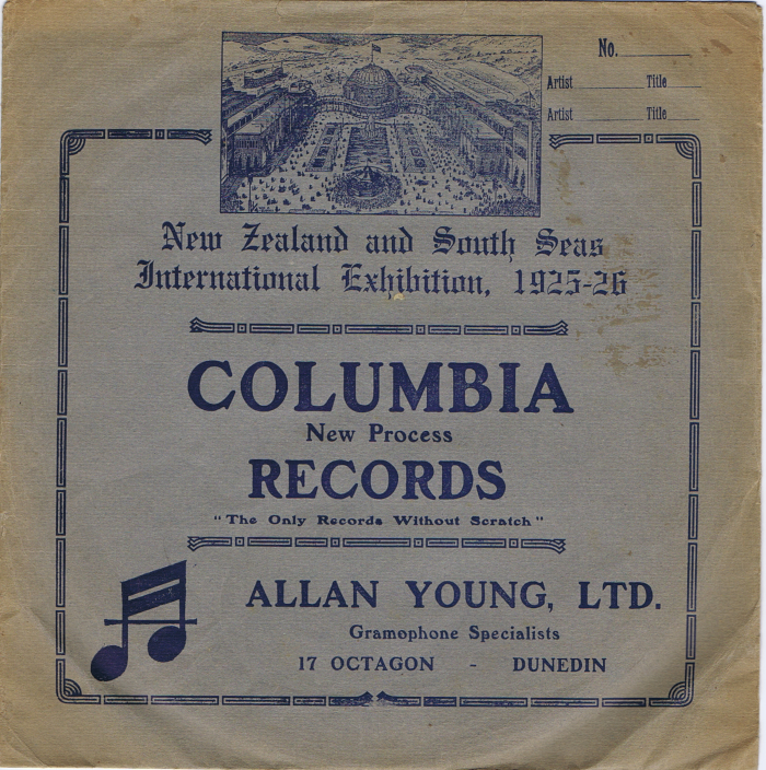 A record album cover with a picture of a building and notes

AI-generated content may be incorrect.