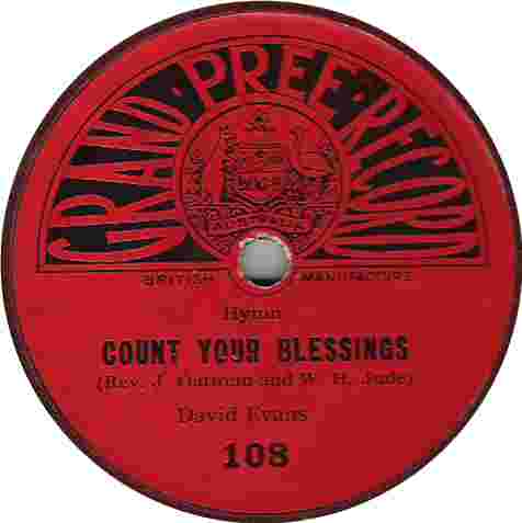 Grand Pree 78rpm label
