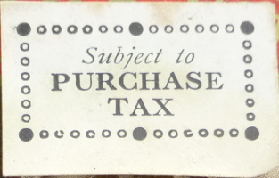 Subject to Purchase Tax