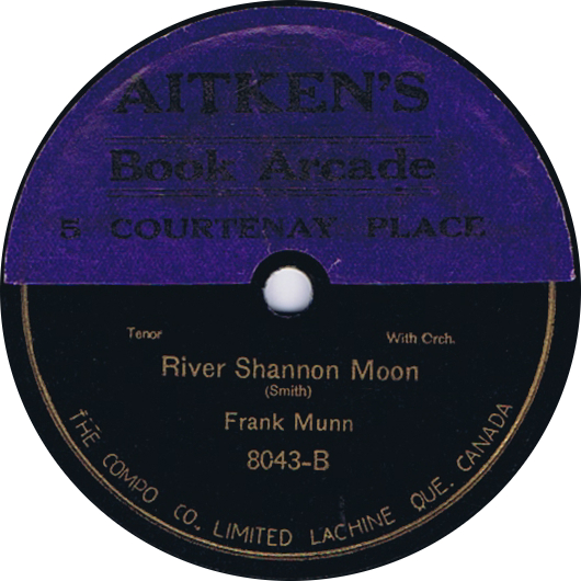 Aitkens pasteover 78rpm label