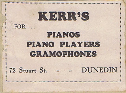 Kerr's Dunedin