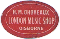 London music Shop  H.M Choveaux