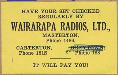 Wairarapa radios