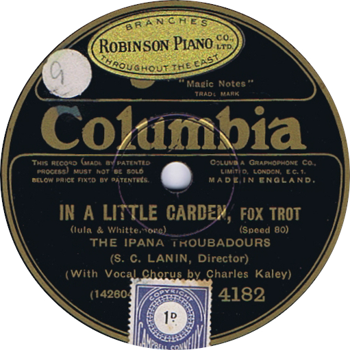 Robinson Piano on 78rpm